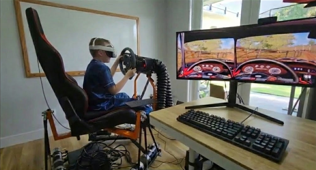 DOF Reality 6-axis full motion VR rig